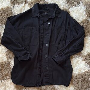 Black Button-Up Shirt
